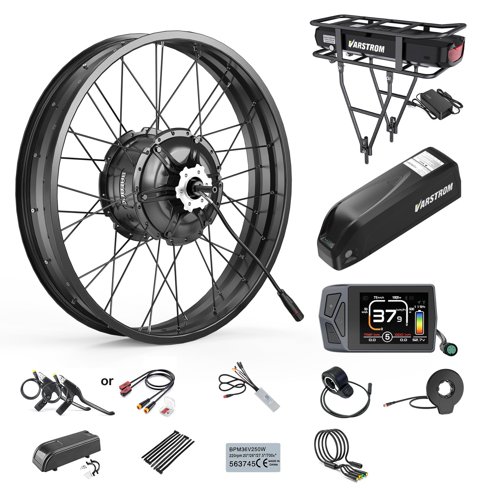 Amazon.com: BAFANG 48V1000W Rear Hub Motor Kit - Snow Ebike